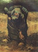 peasant Woman Digging (nn04), Vincent Van Gogh